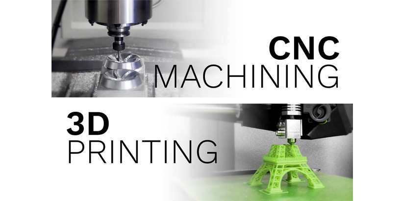 Distinction Between 3D Printing and also CNC Machining